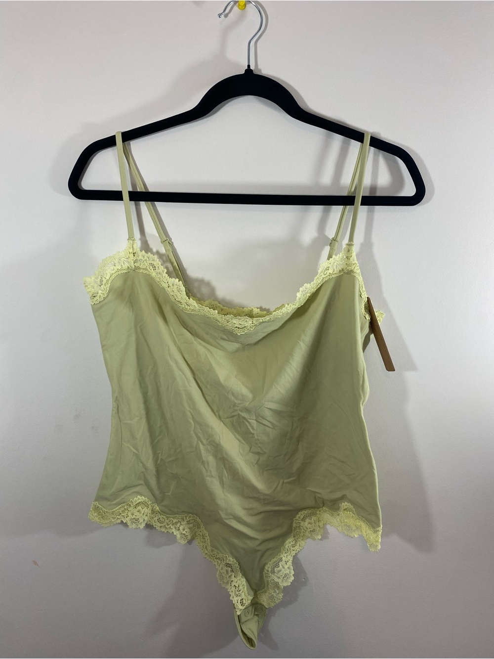💚💛✨NWT SKIMS Fits Everybody Lace Cami Bodysuit Sage Multi Size 2X💛💚
